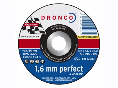 A46R Perfect : Δίσκος κοπής σιδήρου / inox 1,6 mm