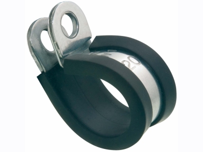 AGD W1 : P-clip rubber lined W1 DIN 3016