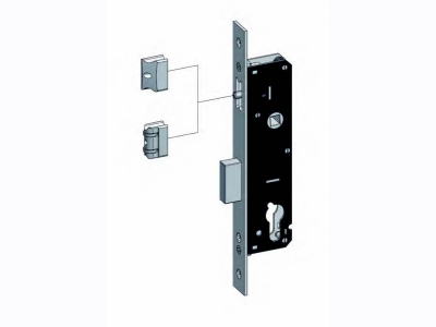1001*0 : Interchangeable latch bolt/roller bolt for locks series