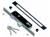 44*0 : Latch bolt interchangeable into roller bolt, stainless steel forend