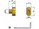 02123-02123H : Cylinder knob