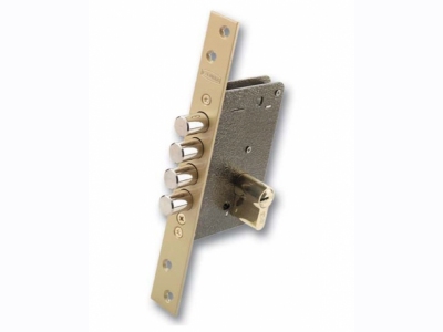 701B : Mortise cylinder lock, without latch, 2 turns