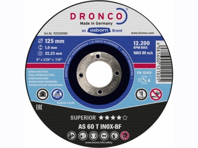 AS60T Inox Superior : Inox cutting disc 1 mm